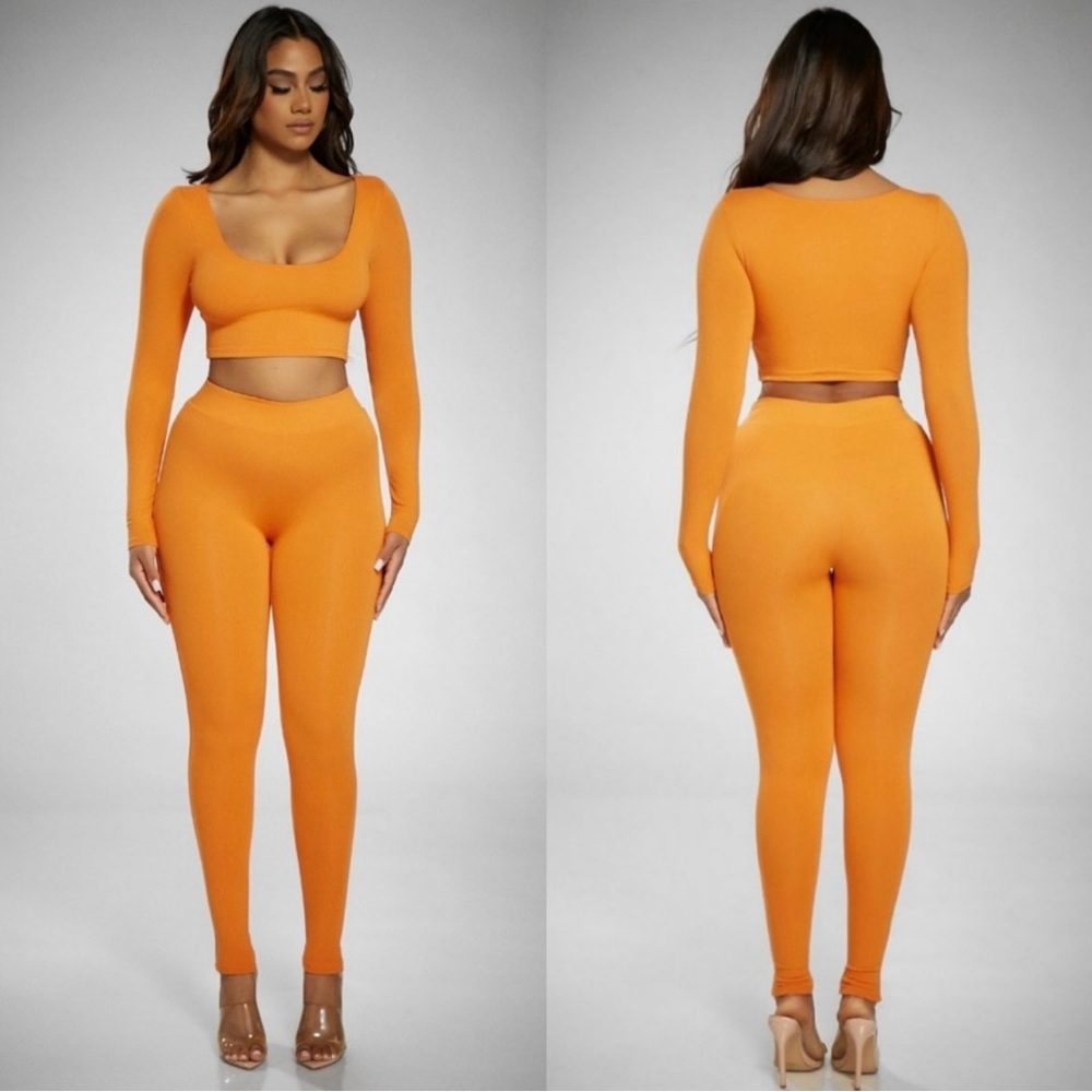 Naked Waredrobe Ribbed Slimming Leggings - XL